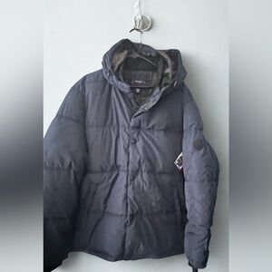 Lucky Brand Dark Blue Puffer Jacket